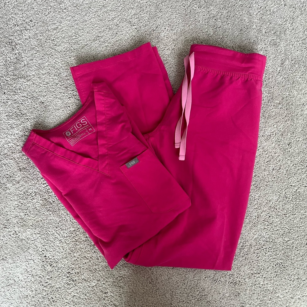 Hot pink figs SET